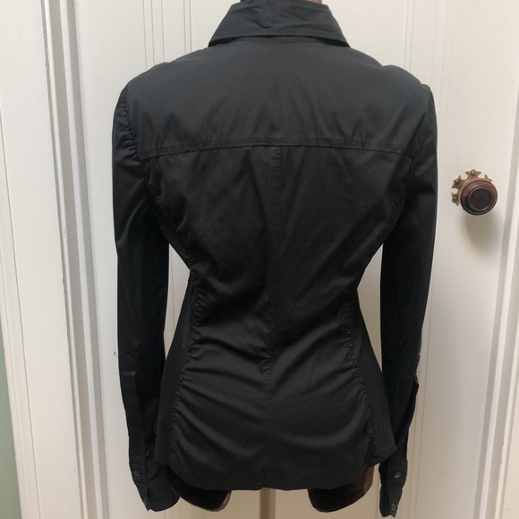 Gucci Black Long Sleeve Button Down Shirt 42 - Picture 7 of 15